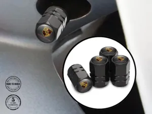 Porsche Caps Valve Jantes SUVs Design Universel Limitée